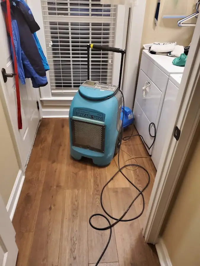 Commercial dehumidifier deployed for Flood Damage Cleanup in Edinboro