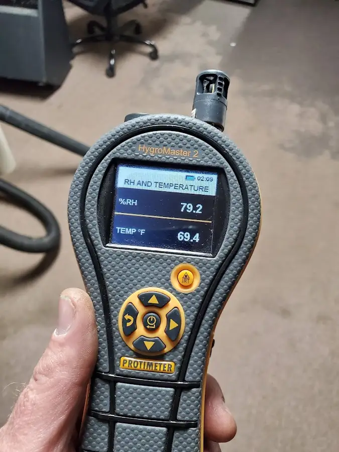 Moisture meter humidity assessment for Fire & Smoke Damage Restoration in Edinboro